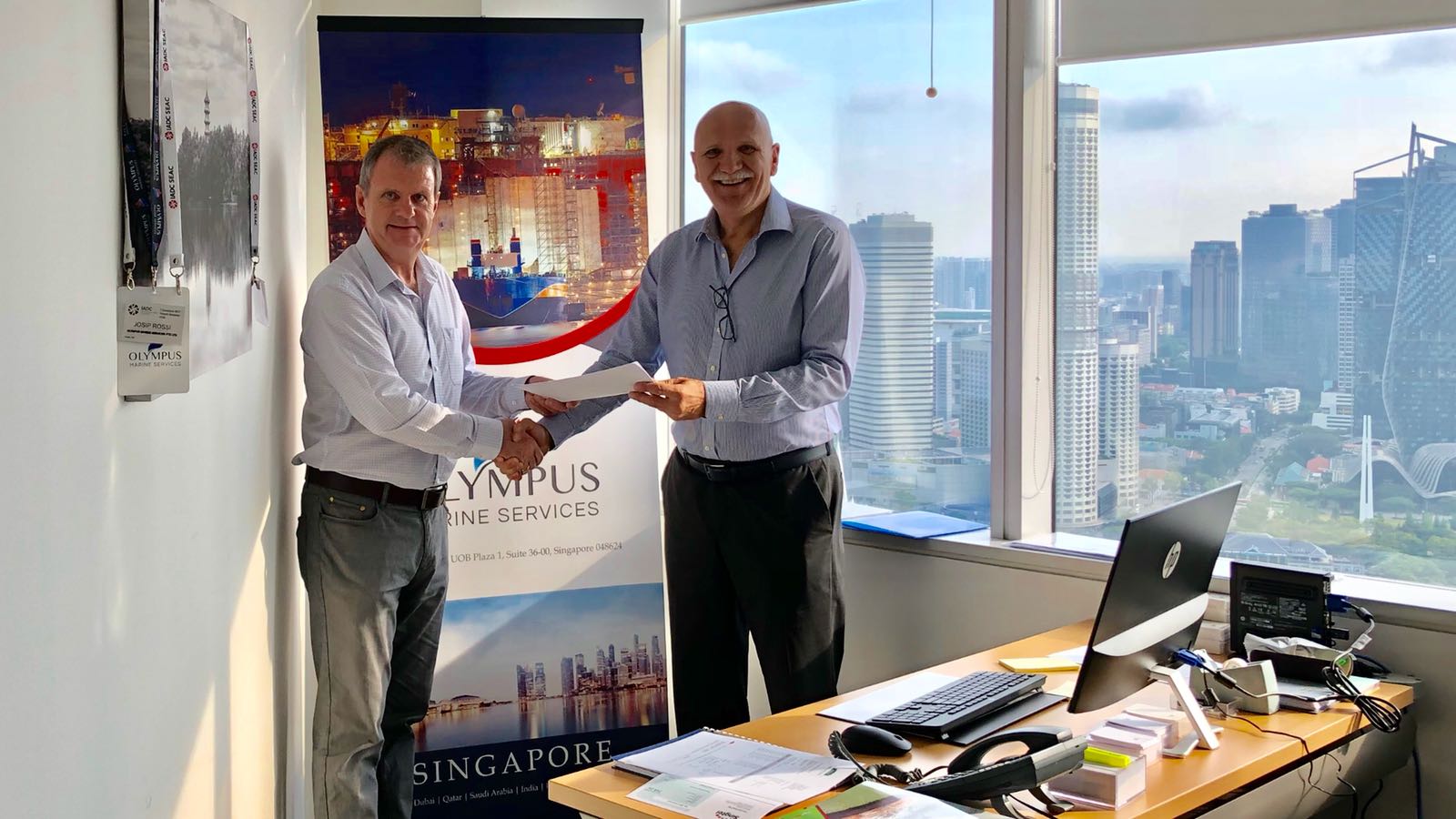 Official Collaboration with OLYMPUS Marine Services in Singapore for a range of Auditing Works