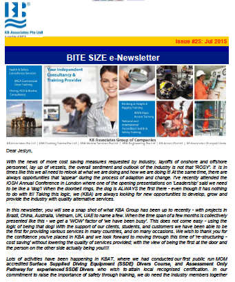 July 2015 Newsletter Issue #25