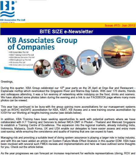 June 2012 Newsletter Issue #13